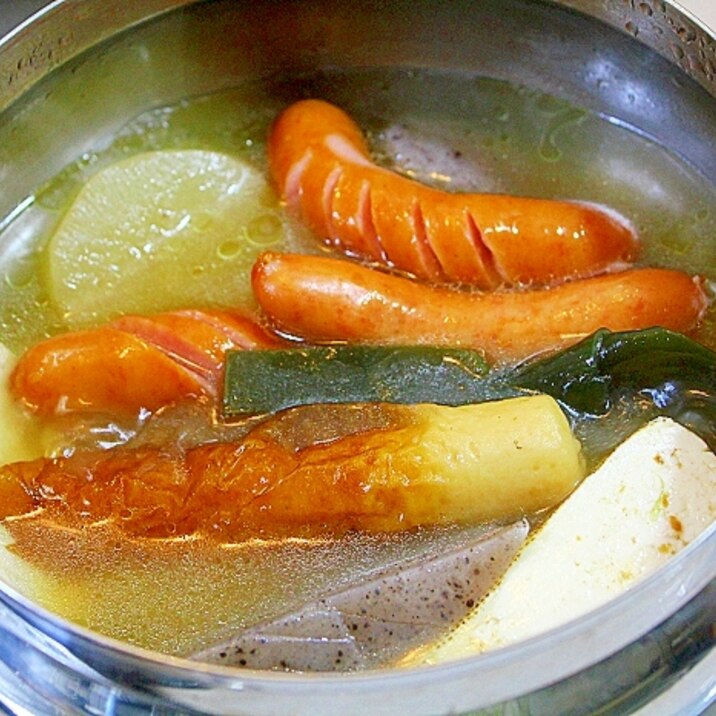 子供が喜ぶ シャウエッセンのおでん レシピ 作り方 By きばな 楽天レシピ